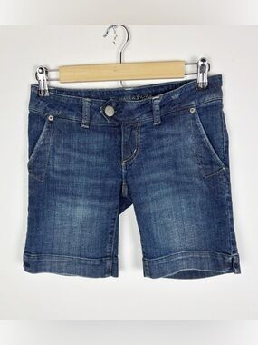 American Eagle Shorts Size 0 Low Rise Denim Y2K Vintage